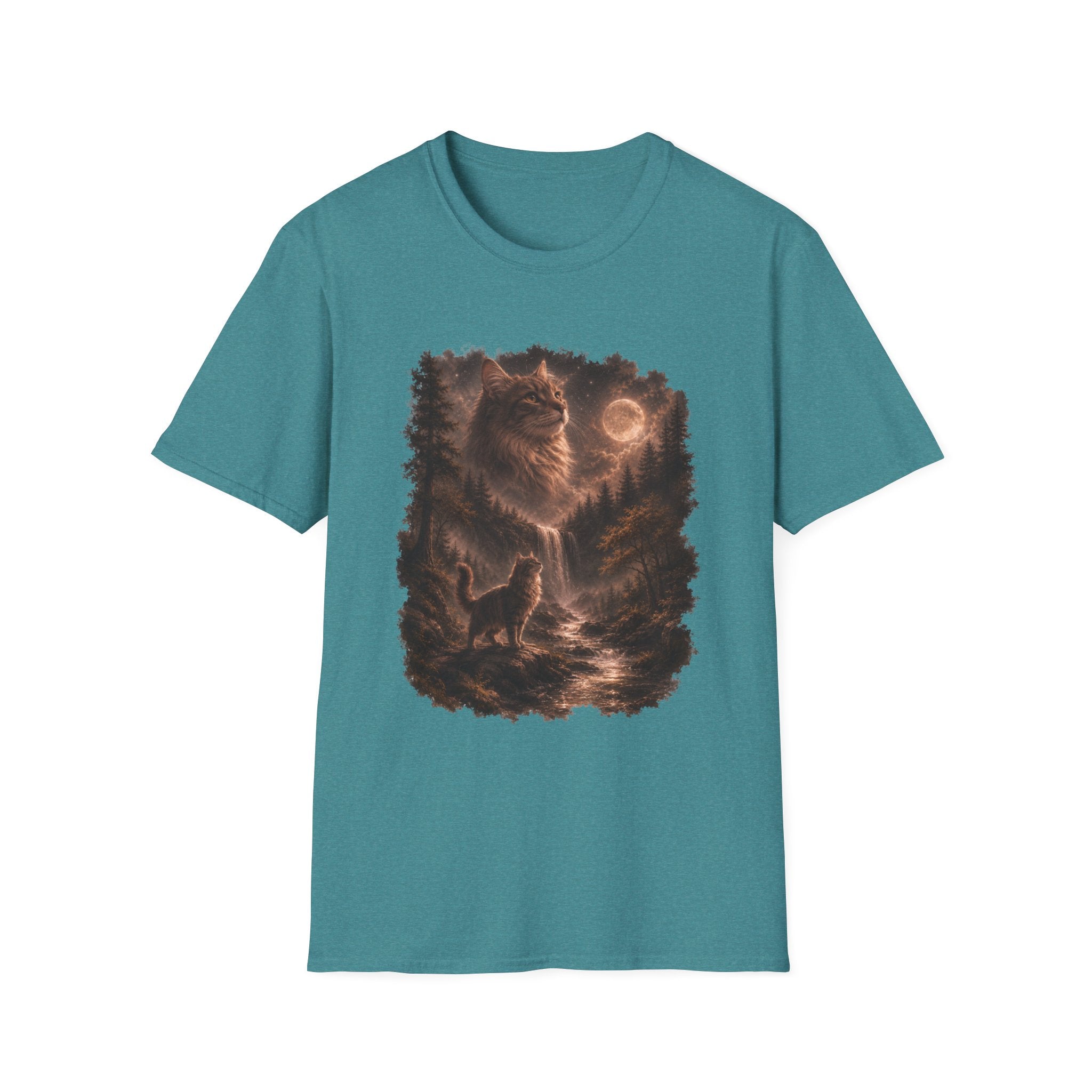 Moonlit Cat Spirit T-Shirt