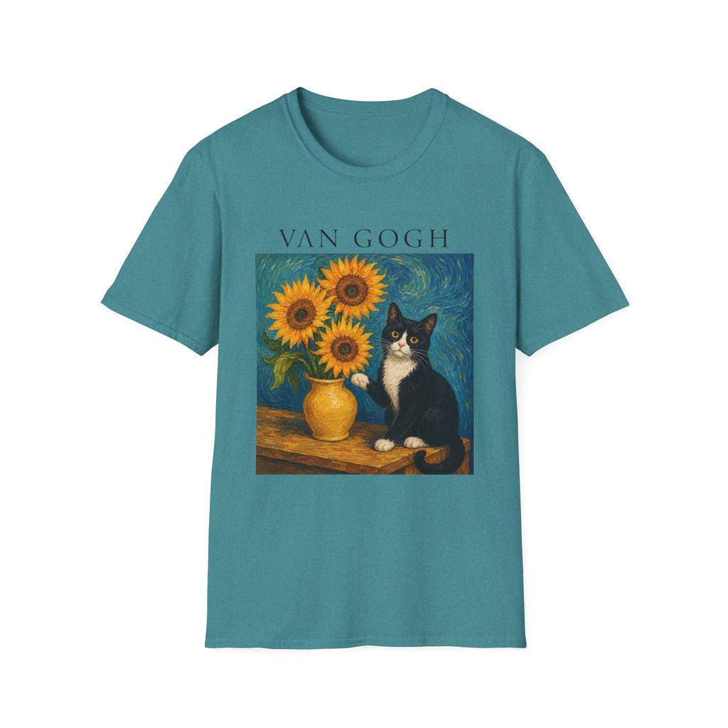 Van Gogh Cat T-Shirt