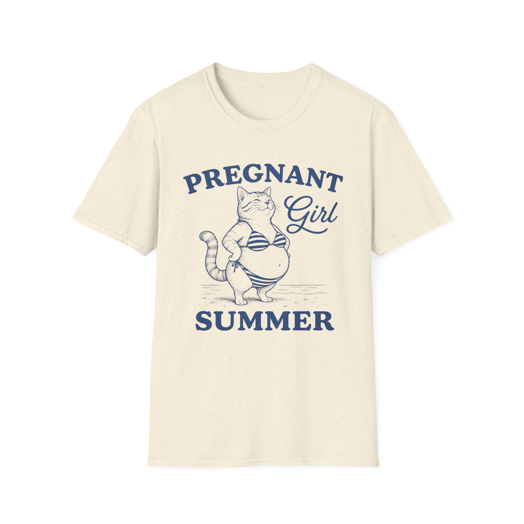 Pregnant Girl Summer T-Shirt