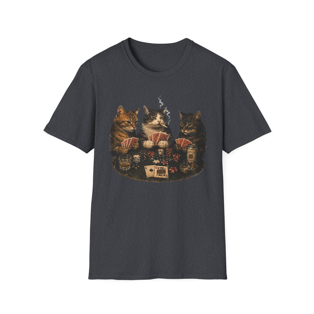 Poker Night Cats T-Shirt