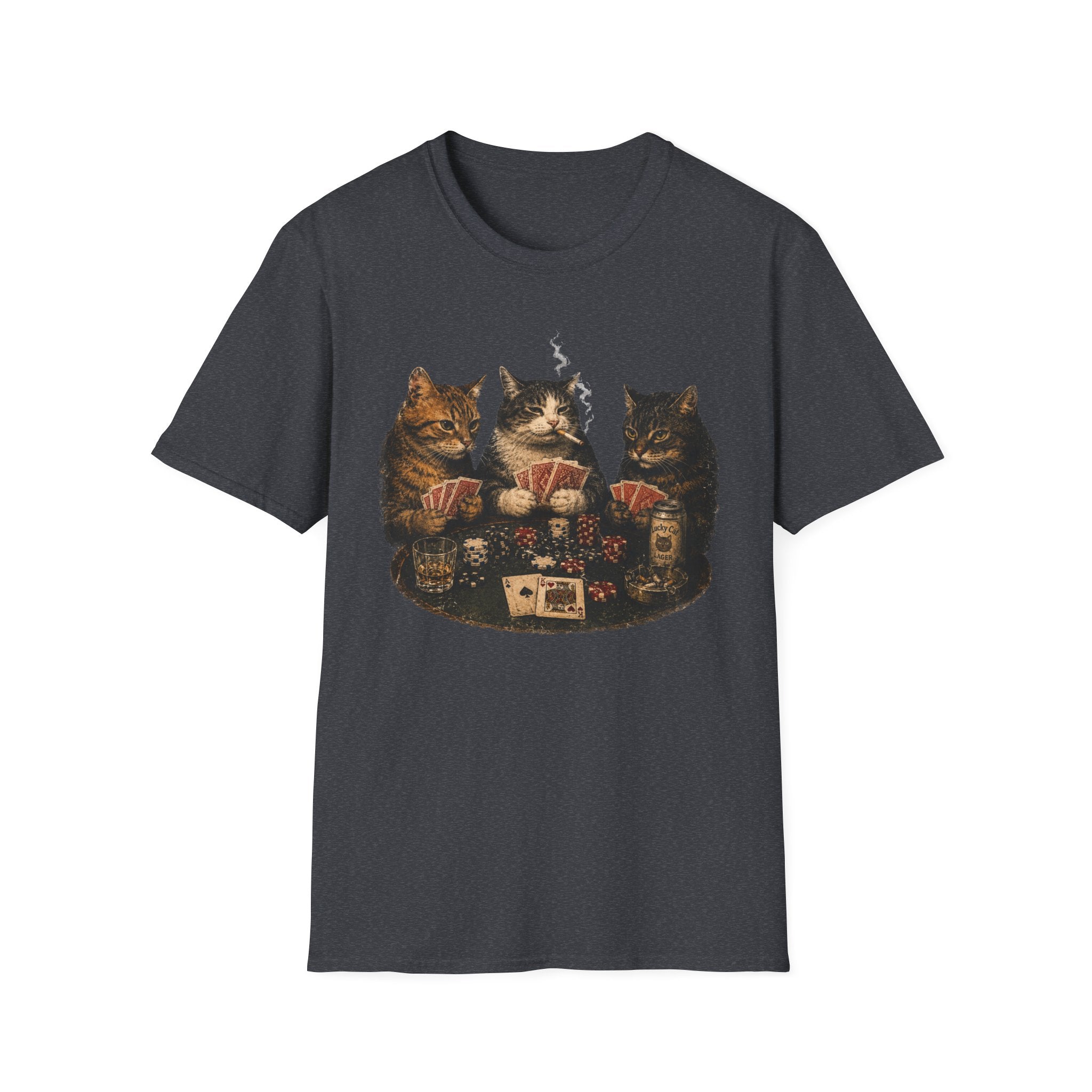 Poker Night Cats T-Shirt