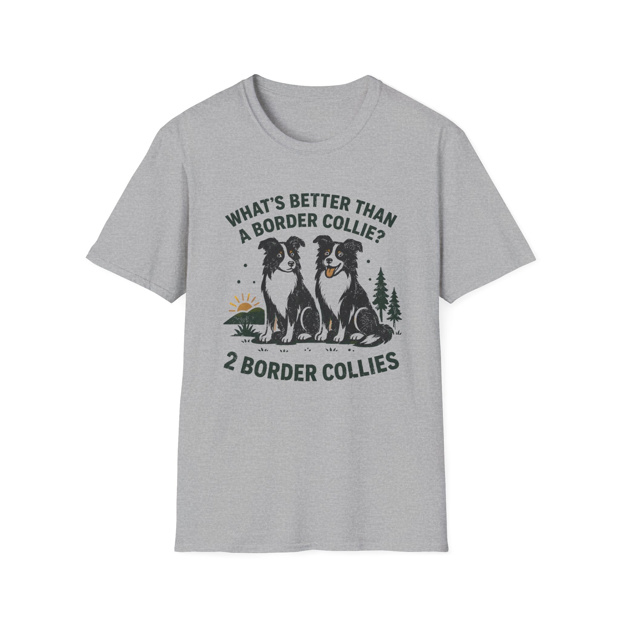Two Border Collies, Obviously T-Shirt