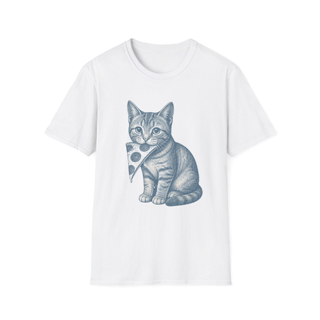 Pizza Thief Cat T-Shirt