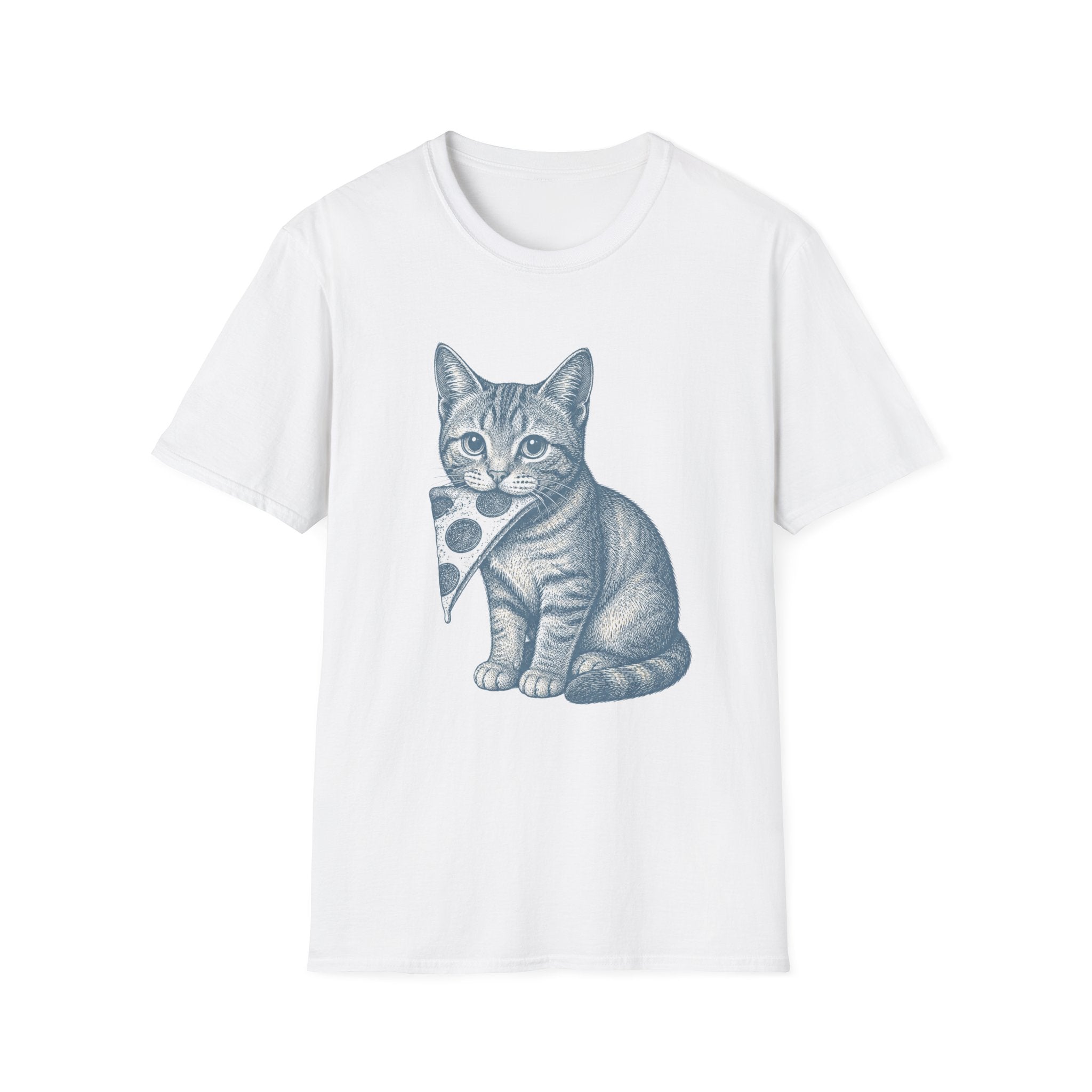 Pizza Thief Cat T-Shirt