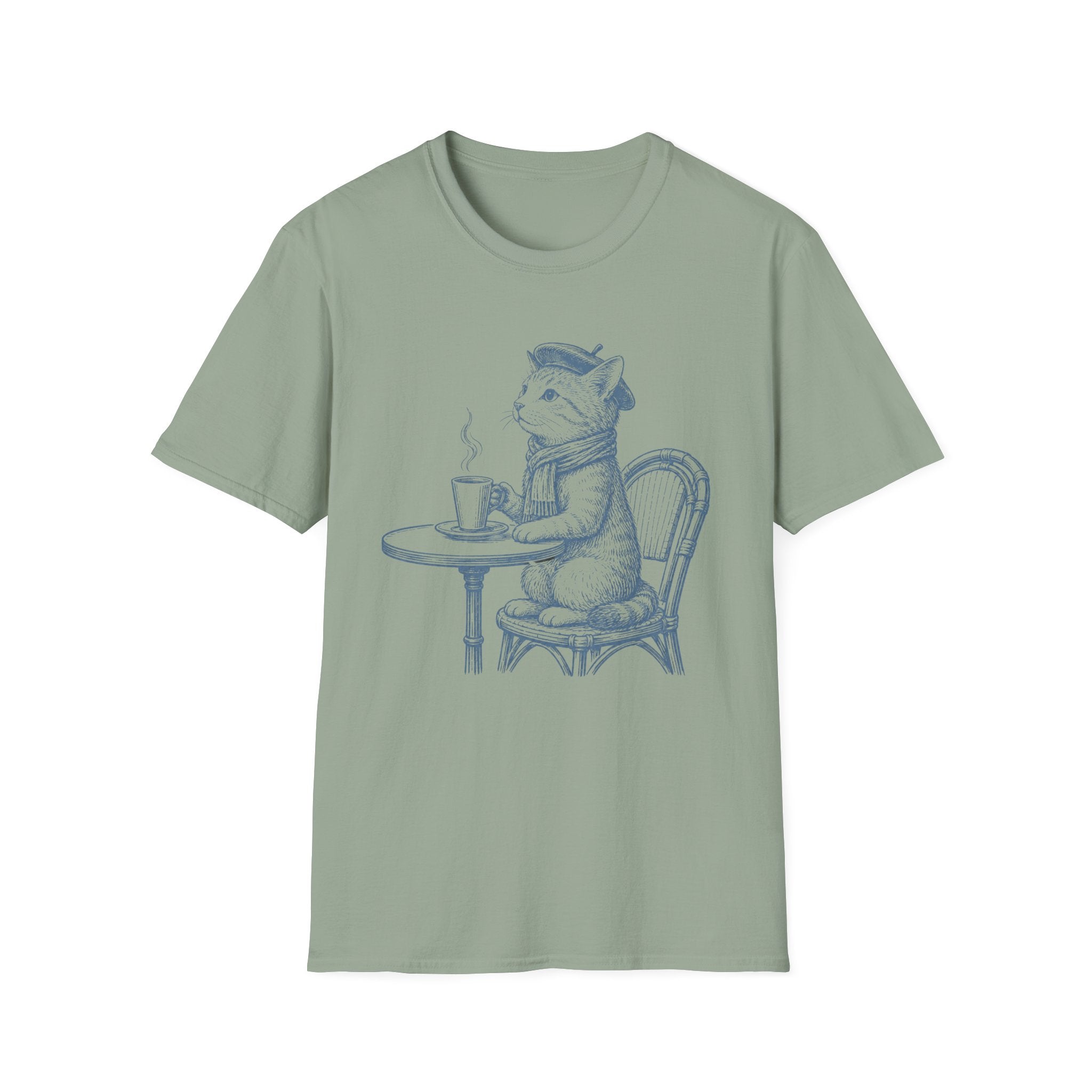 Paris Café Cat T-Shirt