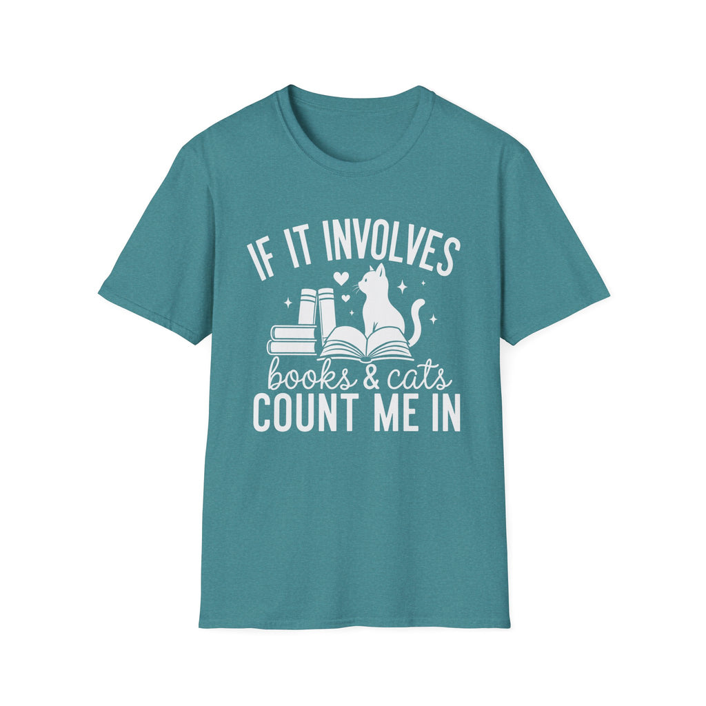 Cat Library Club T-Shirt