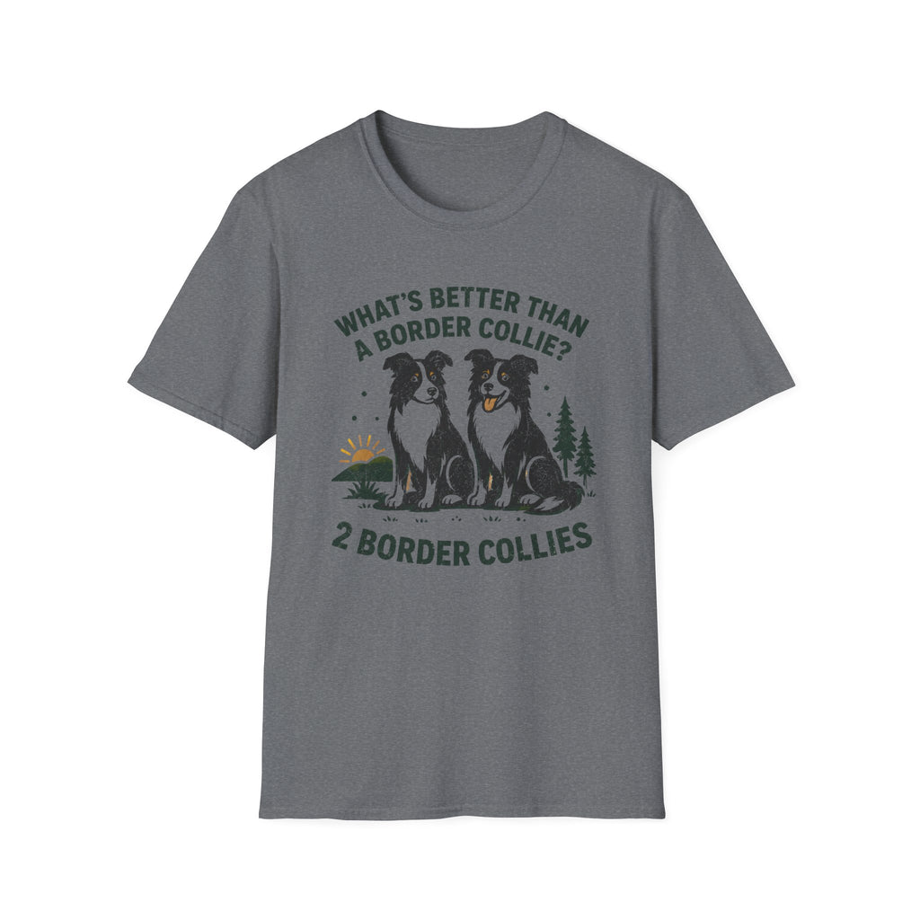 Two Border Collies, Obviously T-Shirt