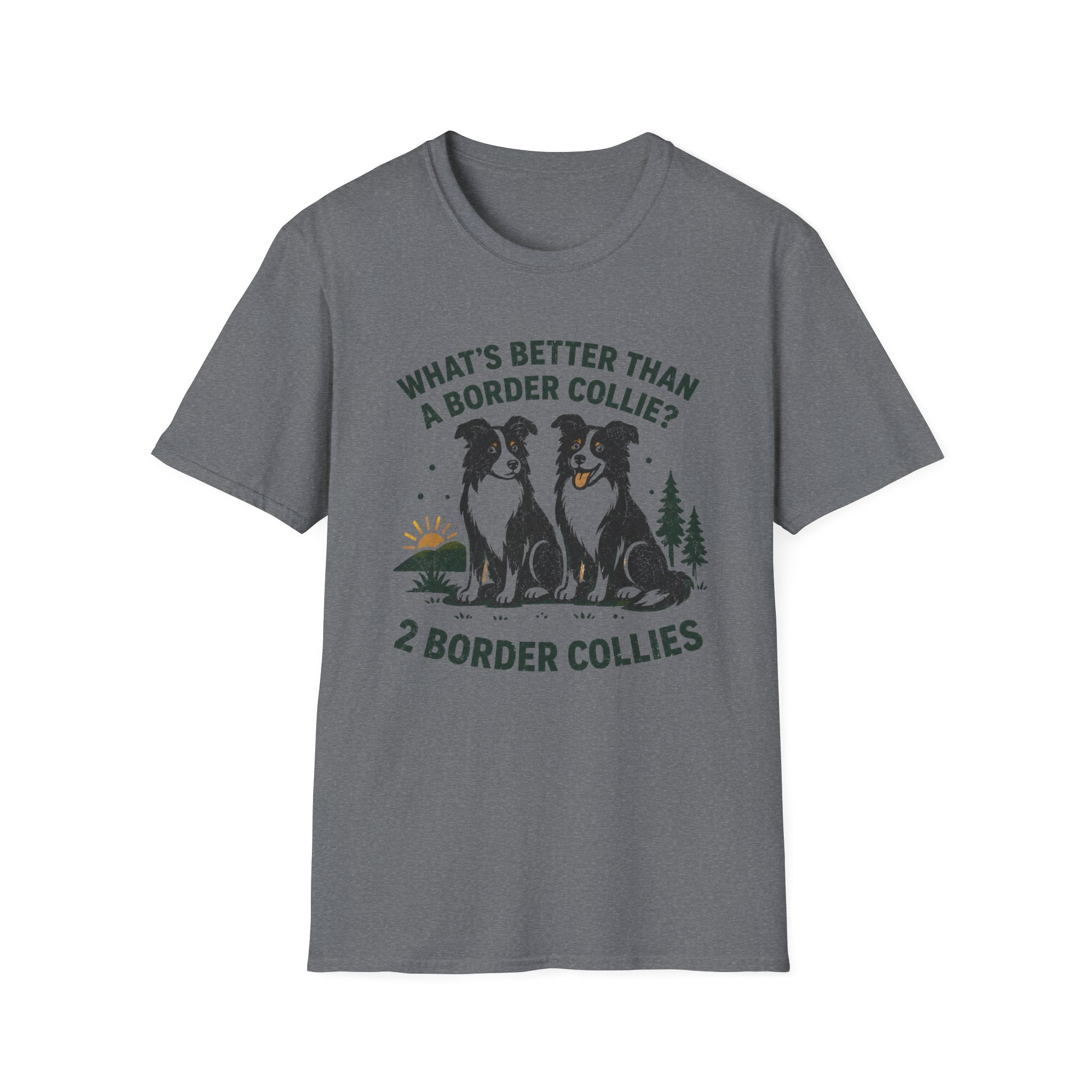 Two Border Collies, Obviously T-Shirt