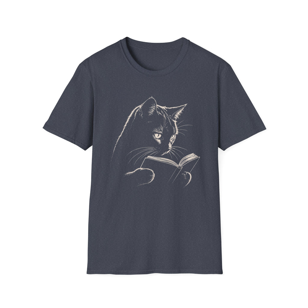 Bookish Cat Energy T-Shirt