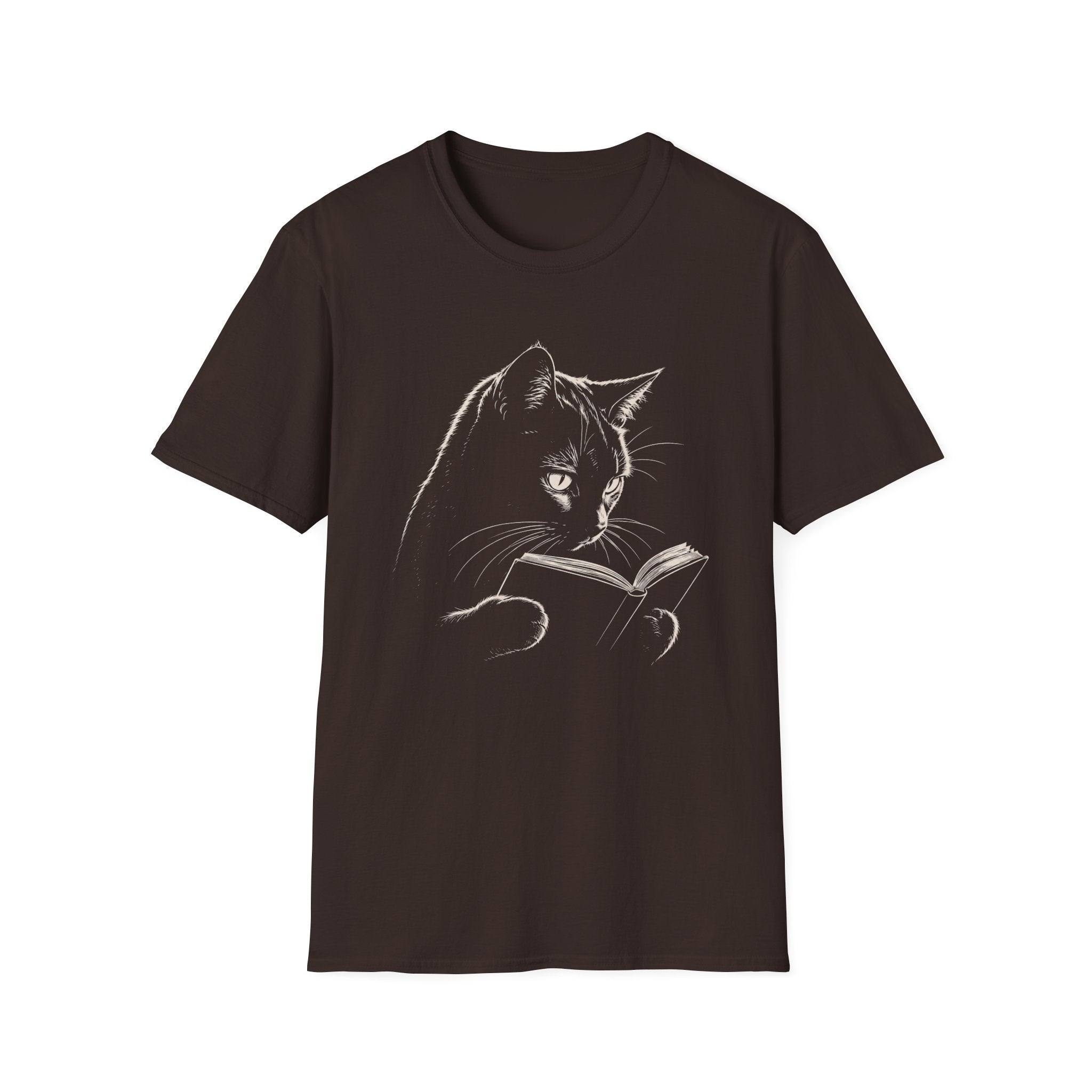 Bookish Cat Energy T-Shirt