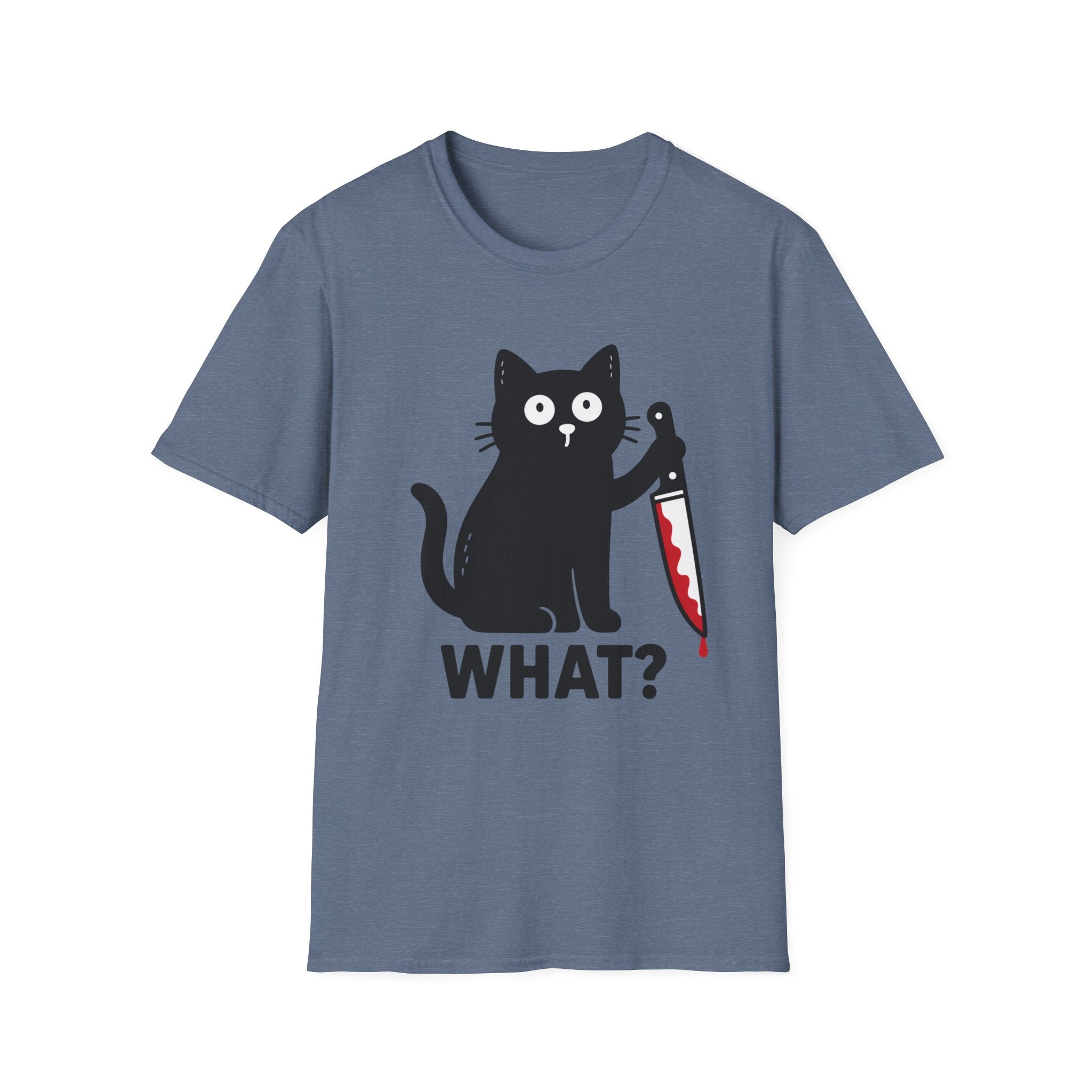 Suspicious Black Cat T-Shirt
