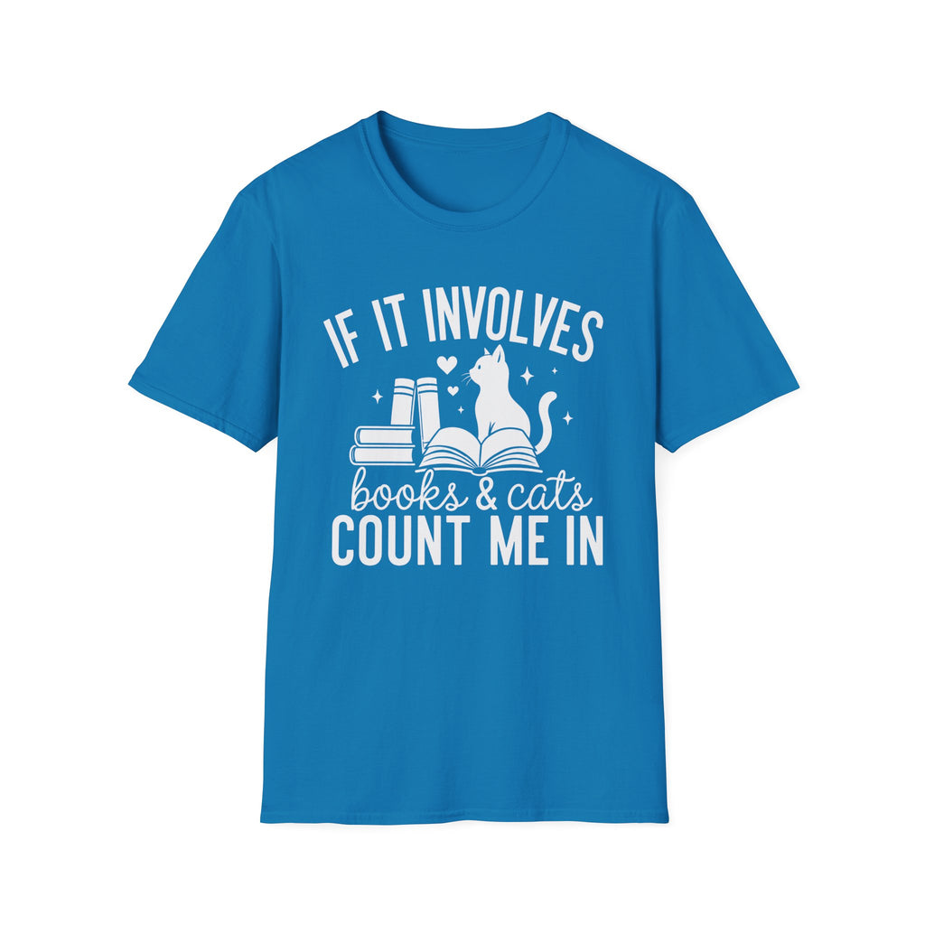 Cat Library Club T-Shirt