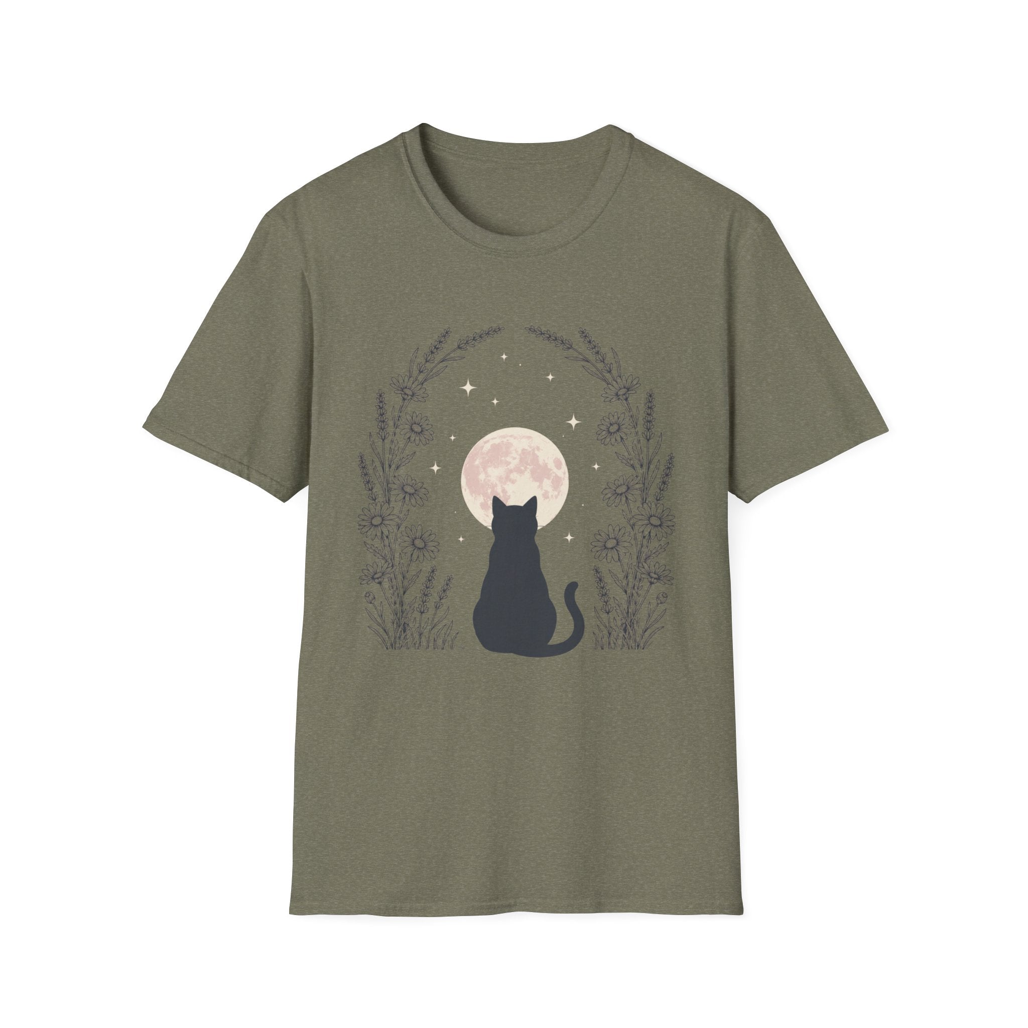 Midnight Moon Cat T-Shirt