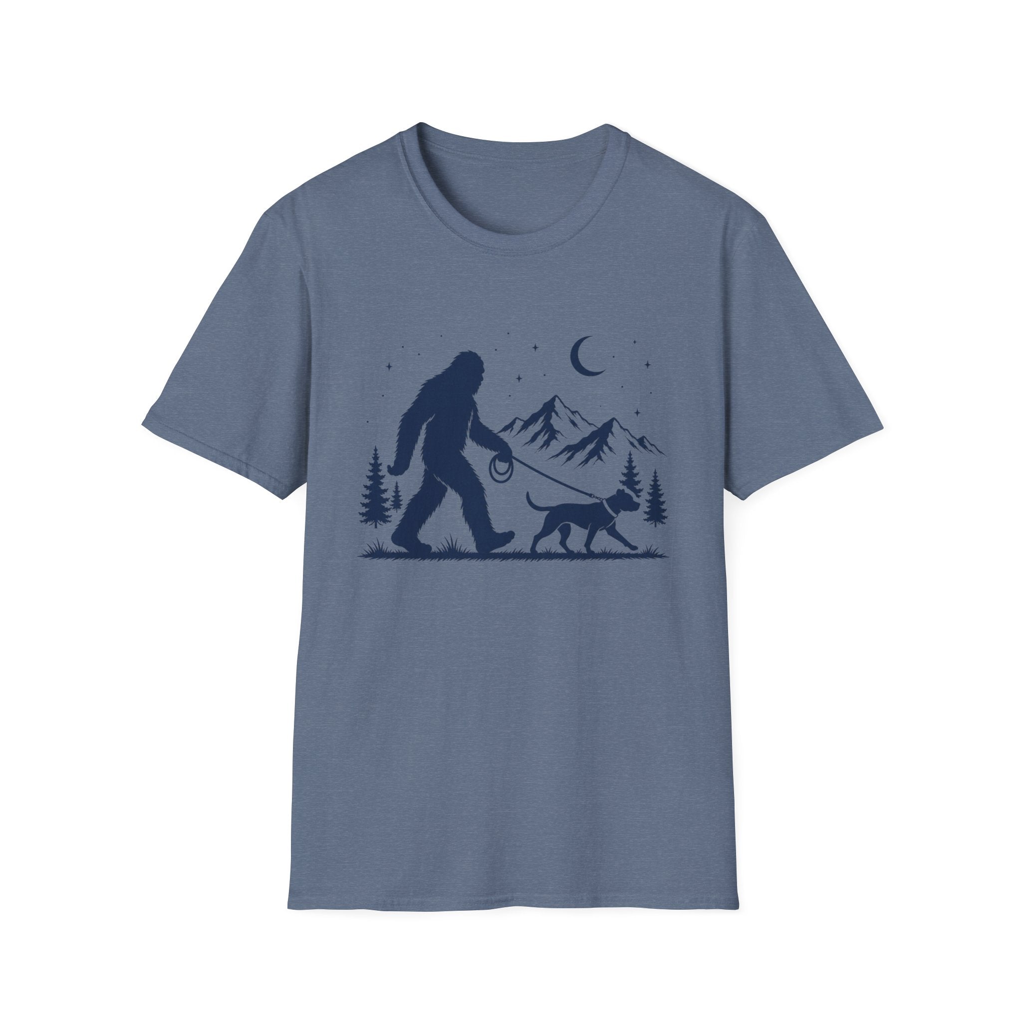 Bigfoot Has A Dog Too T-Shirt