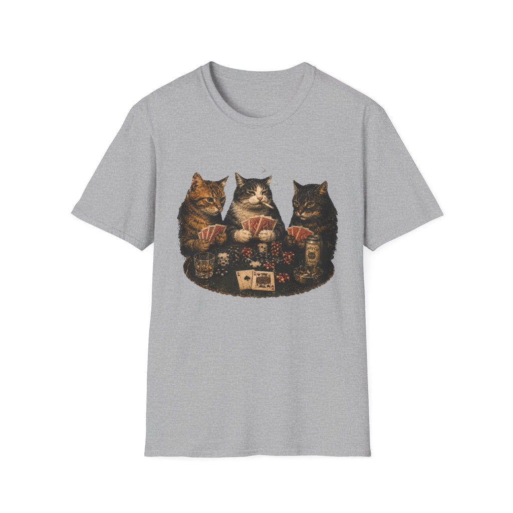Poker Night Cats T-Shirt