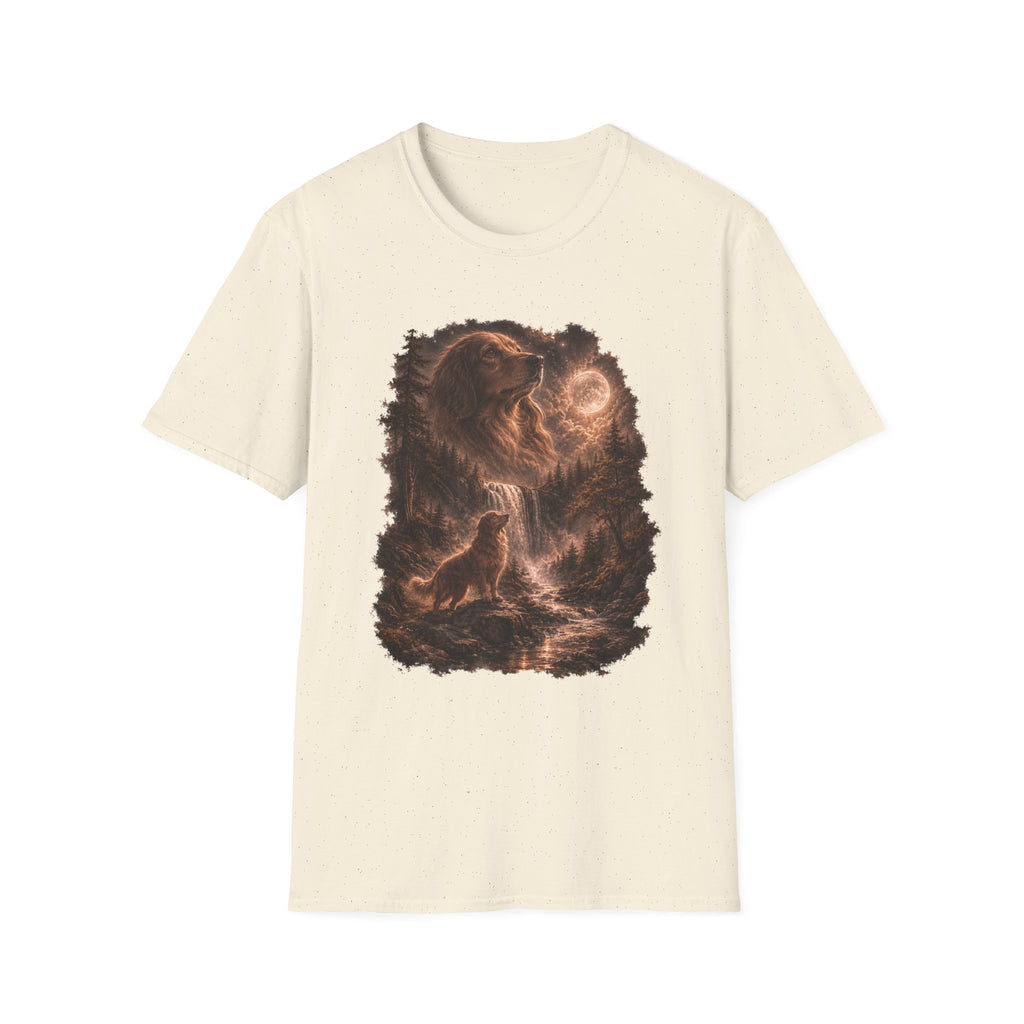 Dog Howling to the Moon T-Shirt
