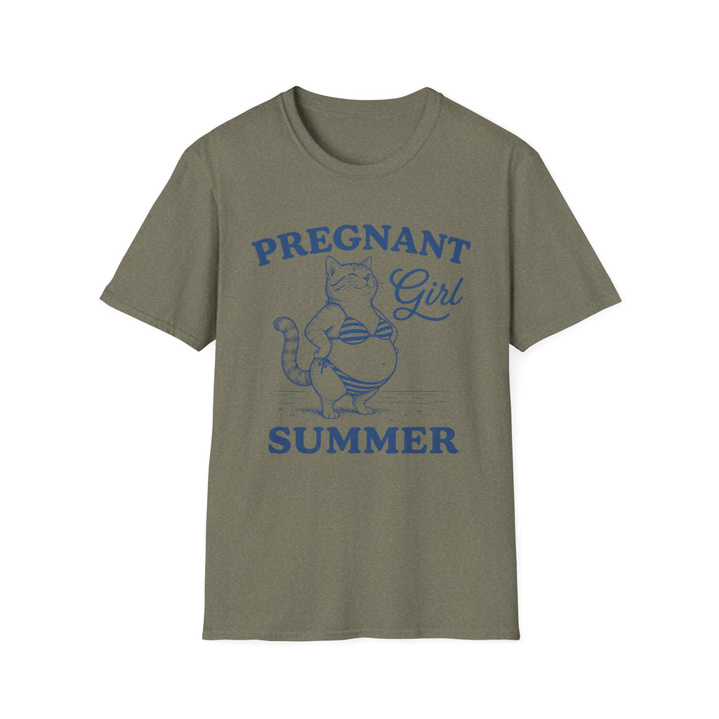 Pregnant Girl Summer T-Shirt