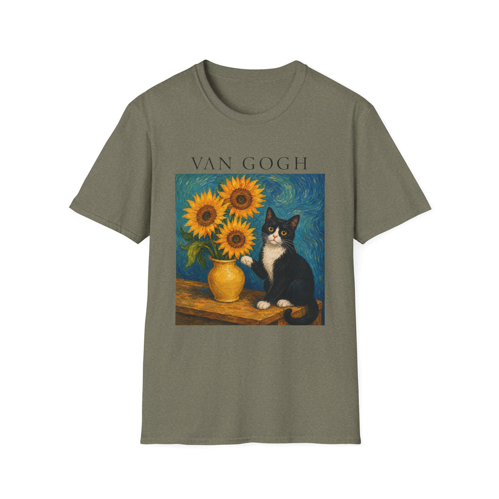 Van Gogh Cat T-Shirt