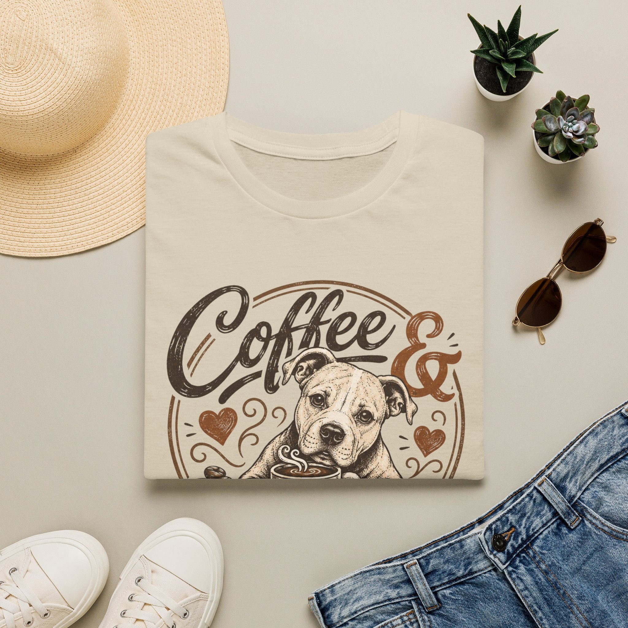 Coffee & Pitbulls T-Shirt