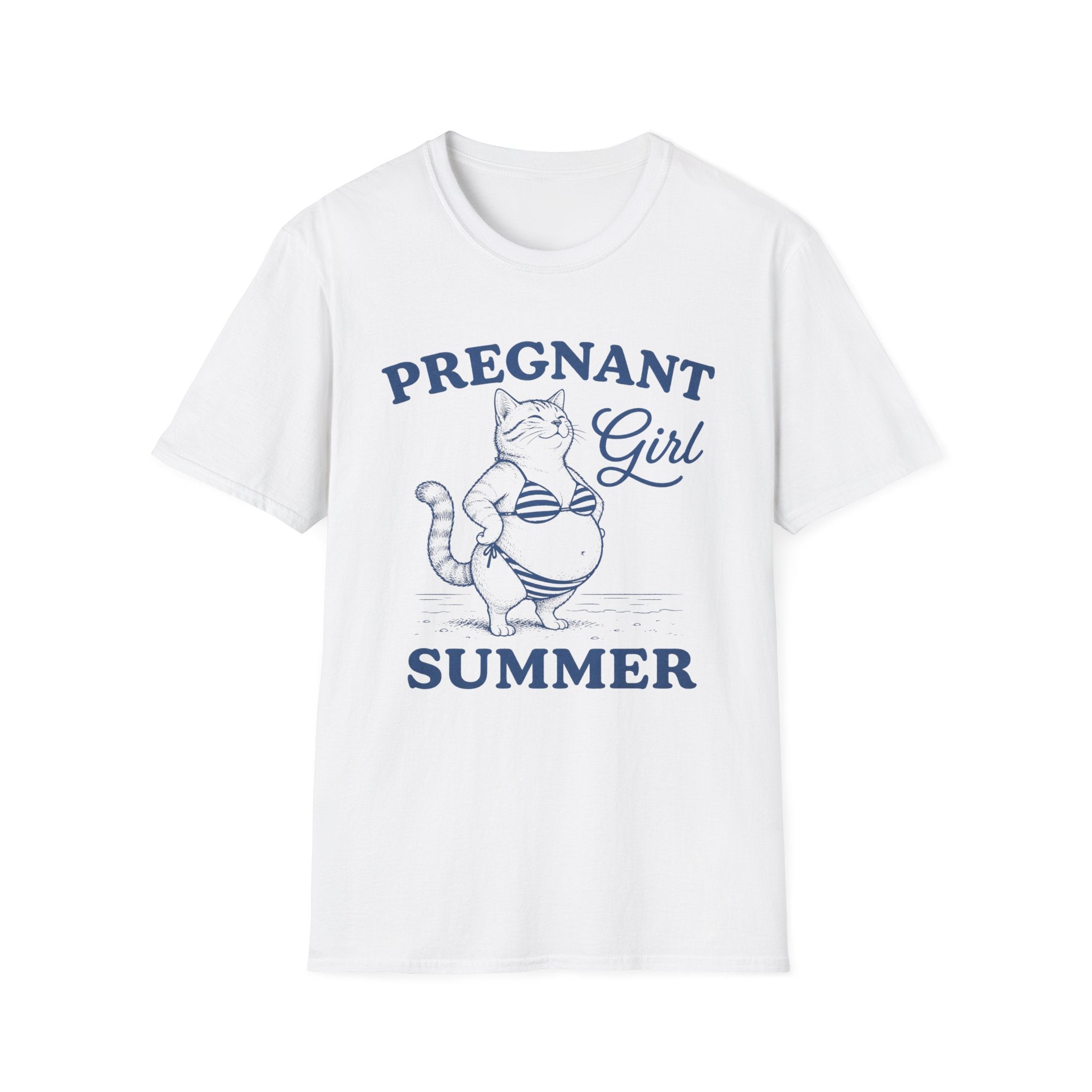 Pregnant Girl Summer T-Shirt