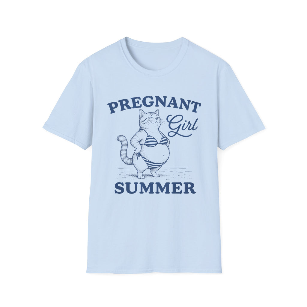Pregnant Girl Summer T-Shirt