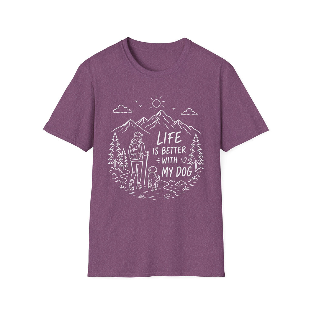 Life Better With Dog T-Shirt