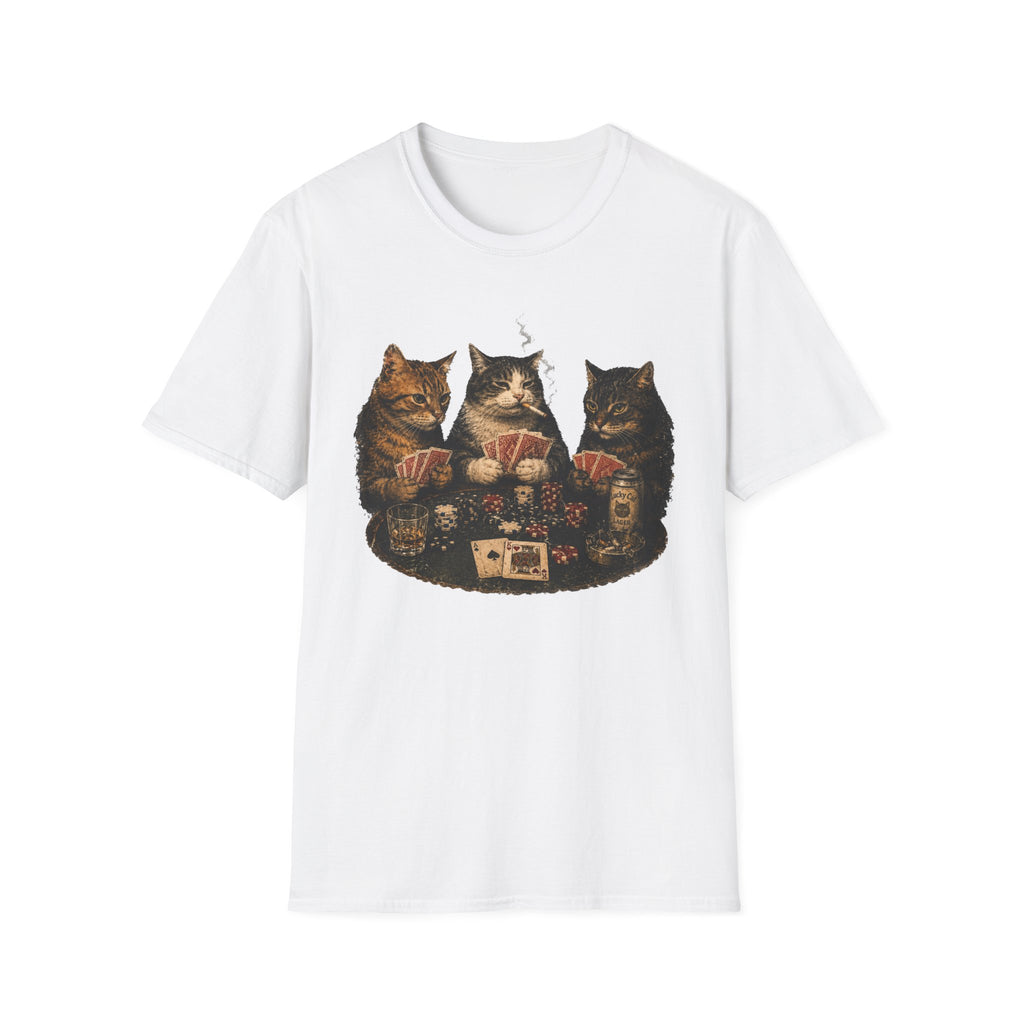 Poker Night Cats T-Shirt