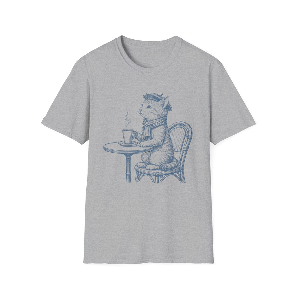 Paris Café Cat T-Shirt