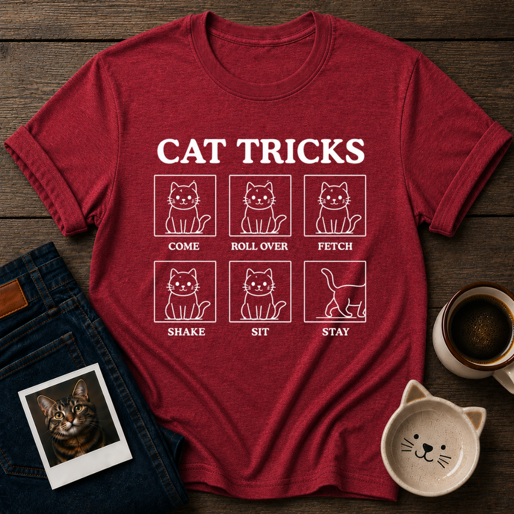 Cat Tricks Don’t Work T-Shirt