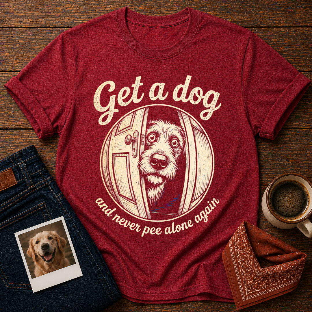 Never Pee Alone Again T-Shirt