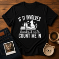 Cat Library Club T-Shirt
