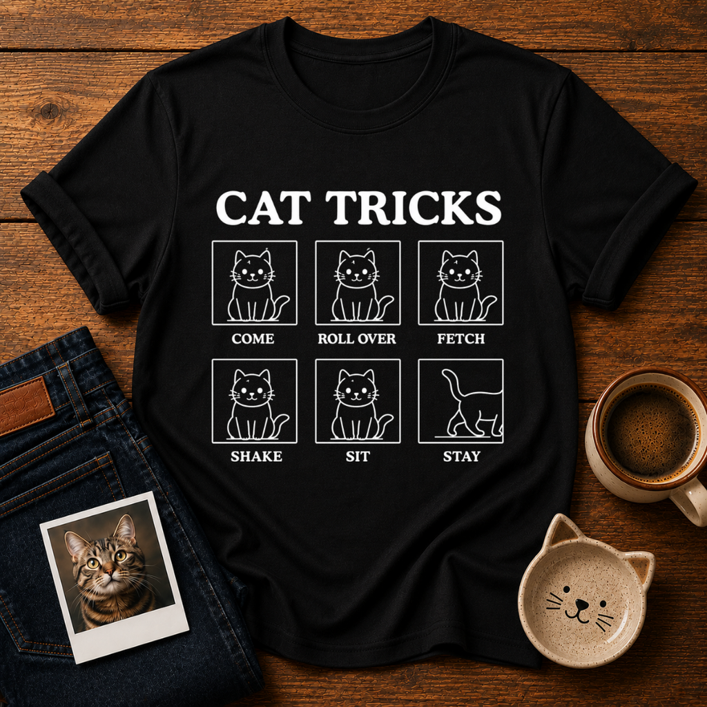 Cat Tricks Don’t Work T-Shirt