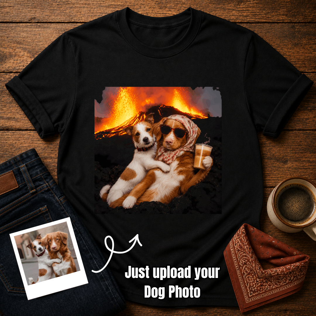 Custom Hot Lava Cool Dogs T-Shirt