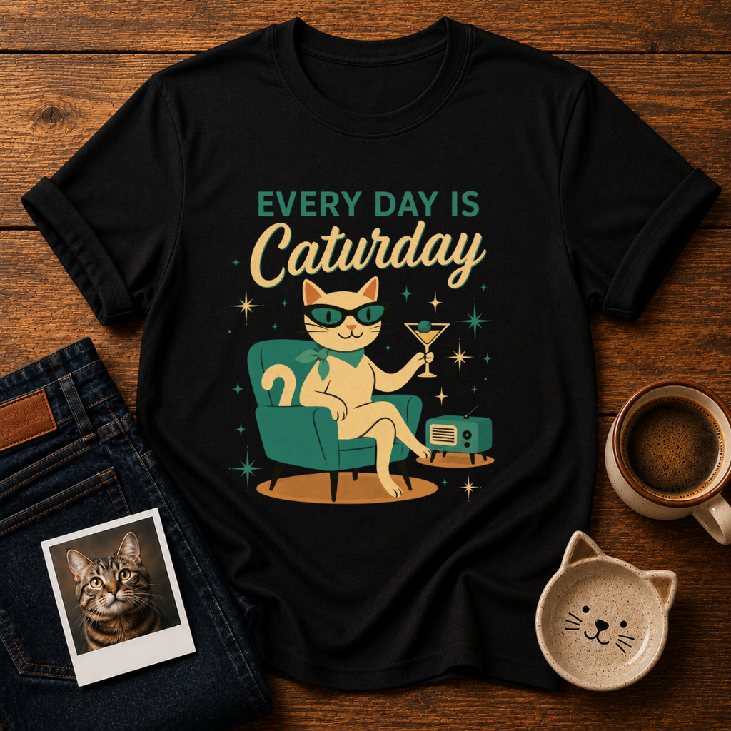 Every Day Is Caturday T-Shirt