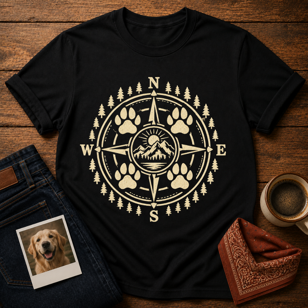 Dog Compass T-Shirt