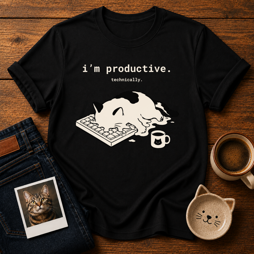 Productive Cat T-Shirt