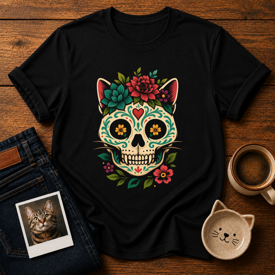 Sugar Skull Kitty T-Shirt