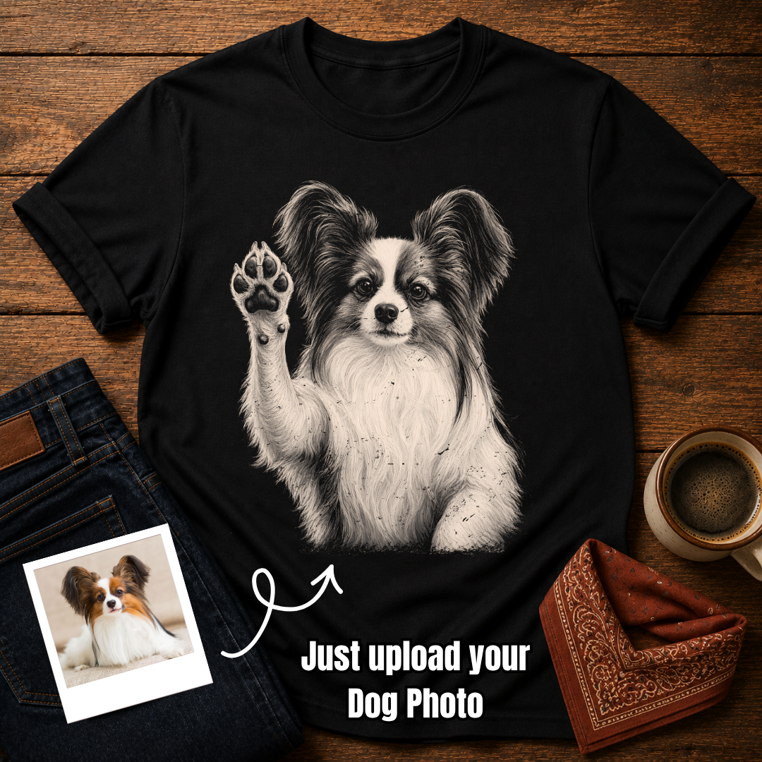 Custom High Five Dog T-Shirt