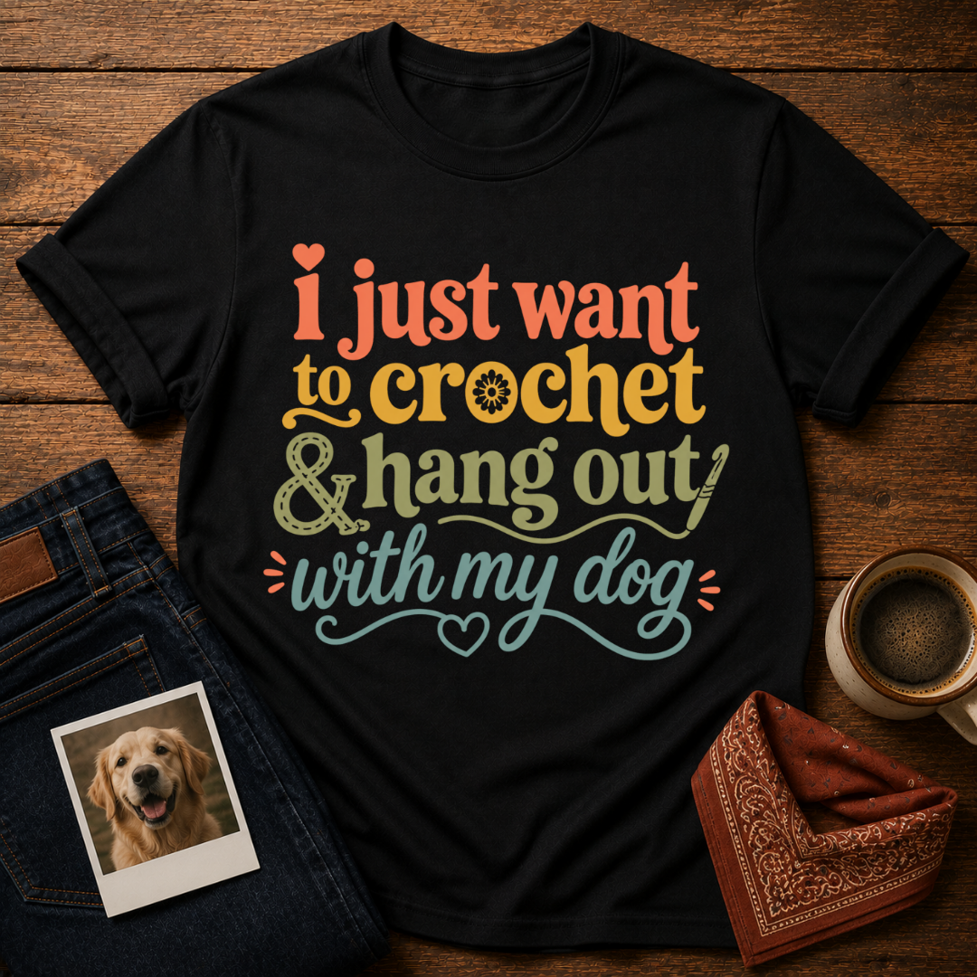 My Dog & My Crochet Era T-Shirt