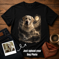 Custom Forst Moon Dog T-Shirt