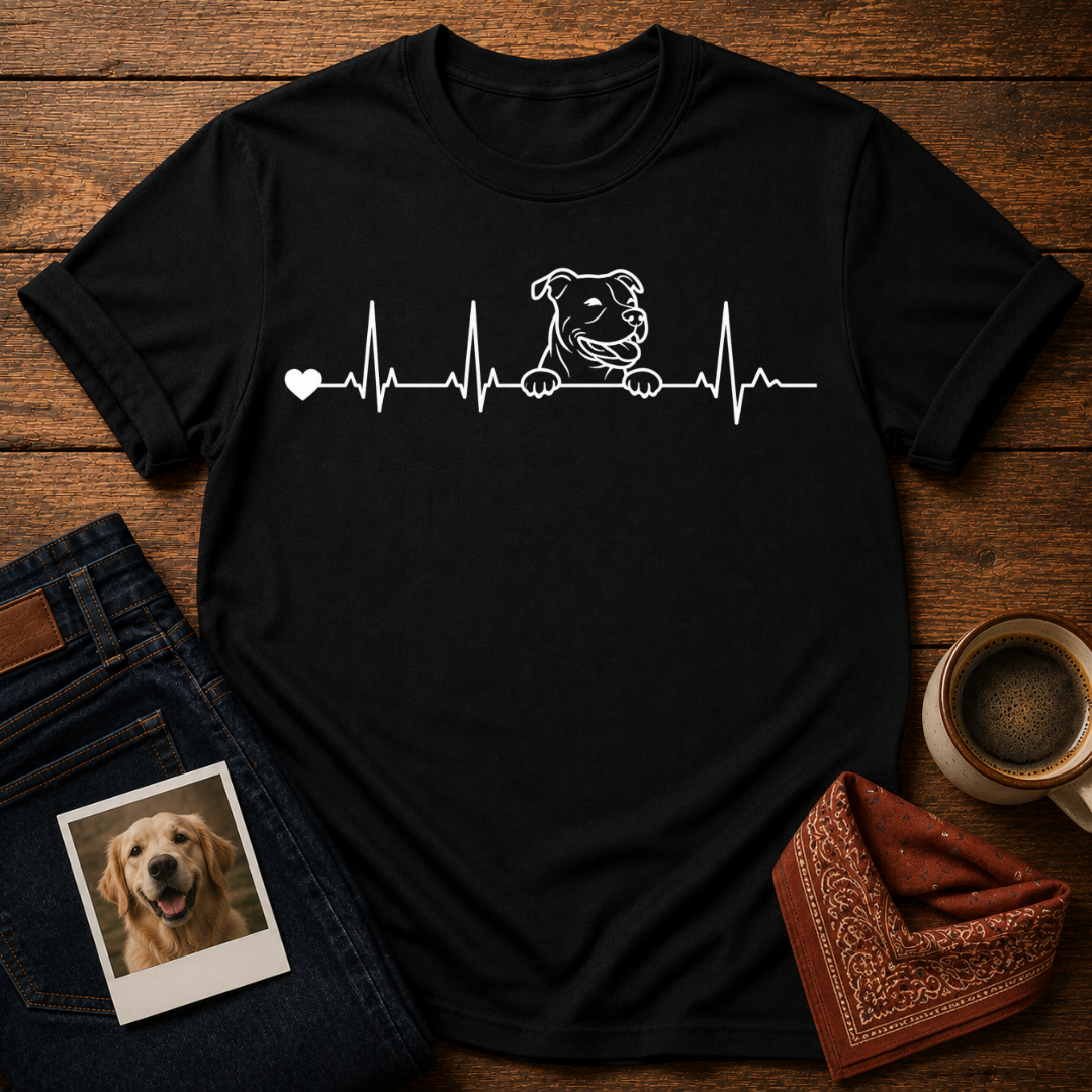 My Heart Beats Dog T-Shirt