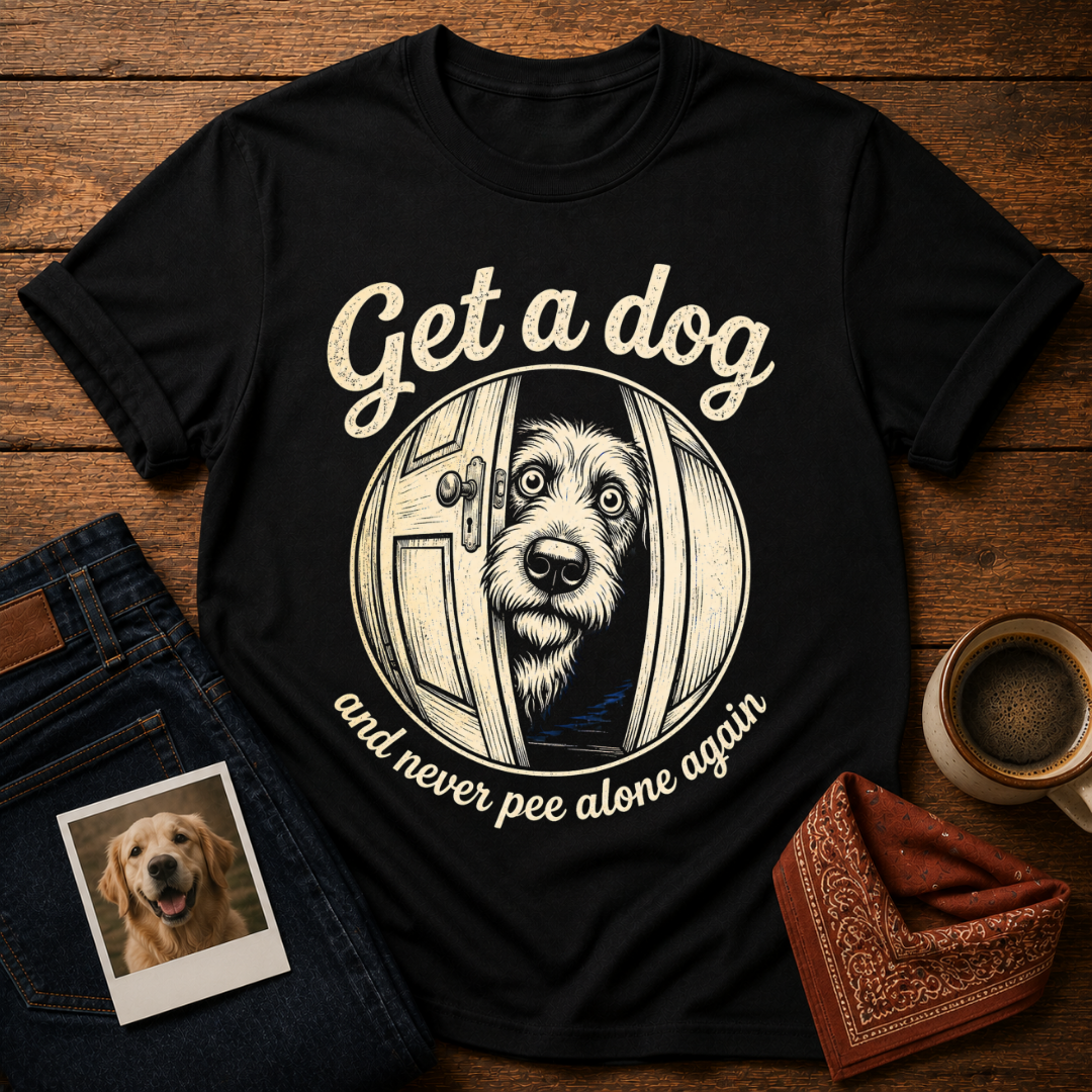 Never Pee Alone Again T-Shirt