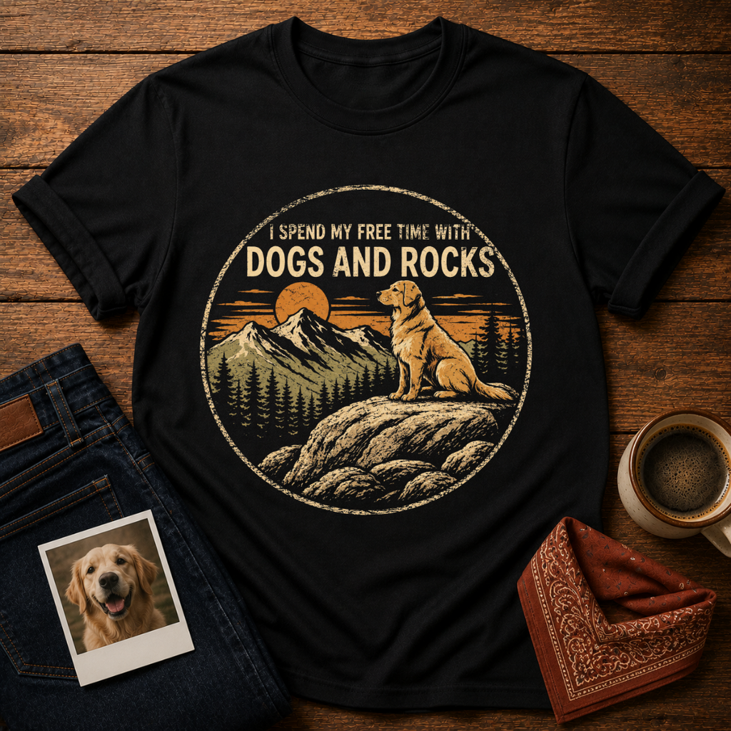 Dogs And Rocks Society T-Shirt