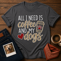 Coffee & Dogs, Obviously T-Shirt