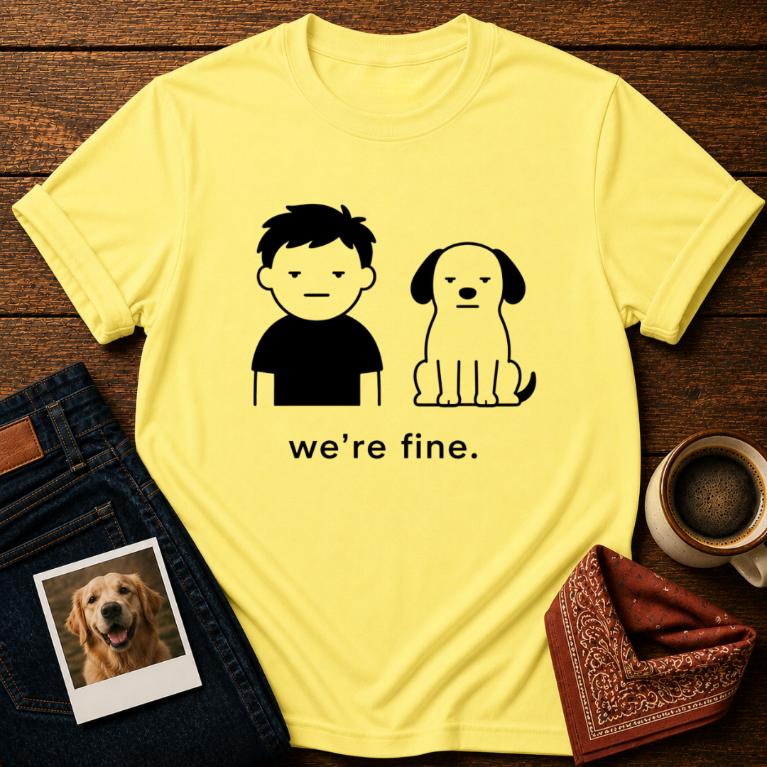 We're Fine T-Shirt