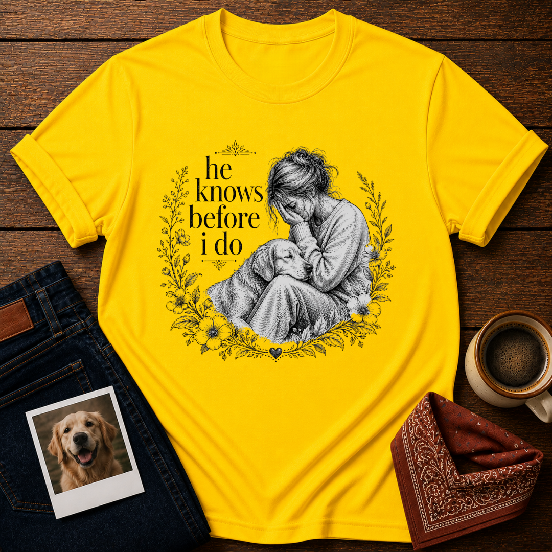 He Knows T-Shirt