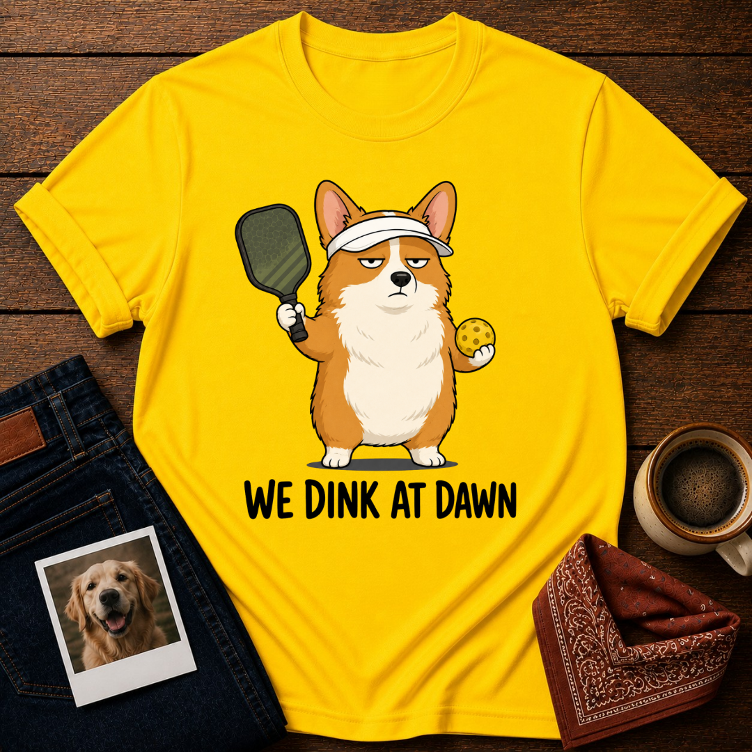 Dink at Dawn Corgi T-Shirt
