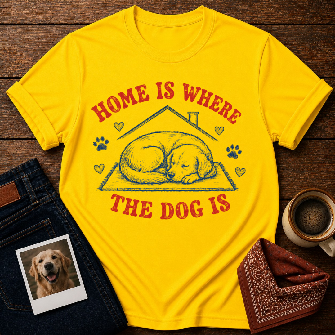Home is where the dog is T-Shirt
