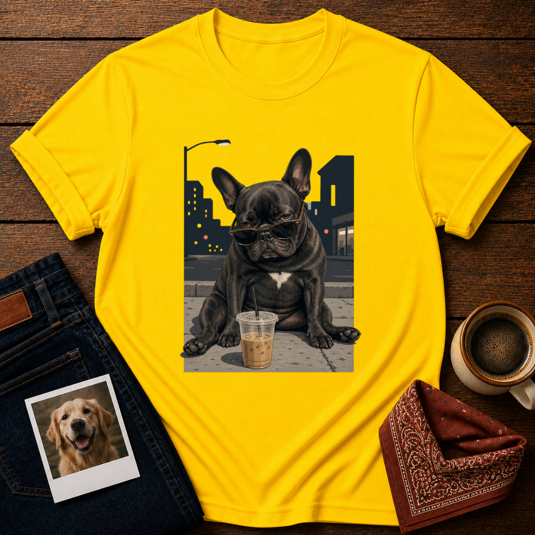 Street Frenchie Coffee T-Shirt