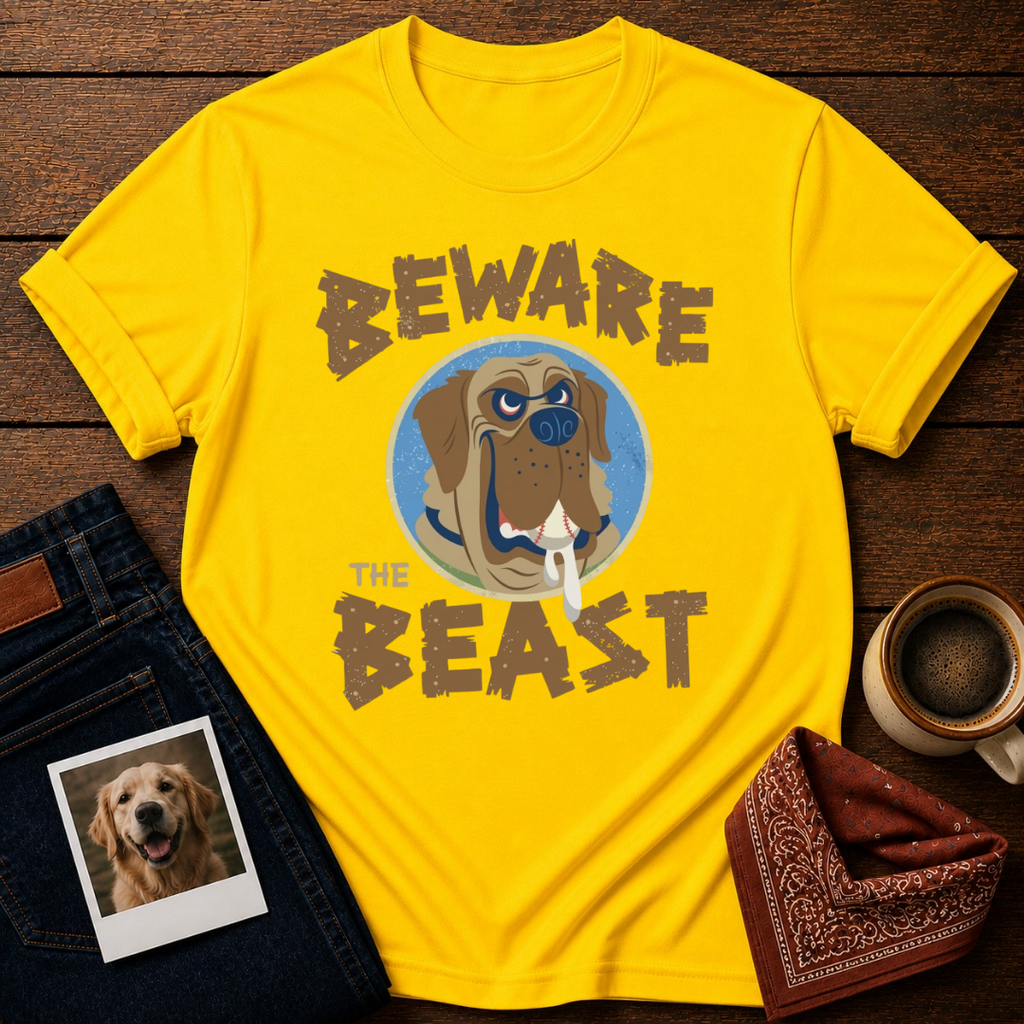 Baseball Beast Dog T-Shirt